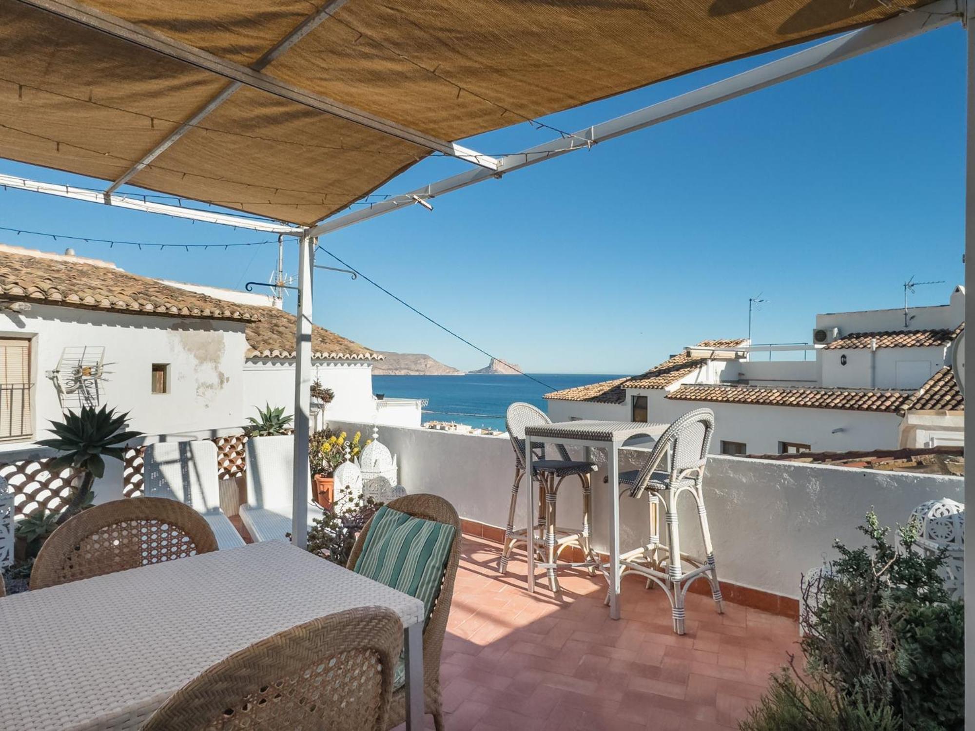 Romance 2 Terraza Con Vistas Al Mar By Vero Altea Exteriör bild
